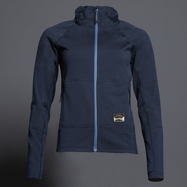 "LUNDHAGS" TIVED MERINO HOODIE W
